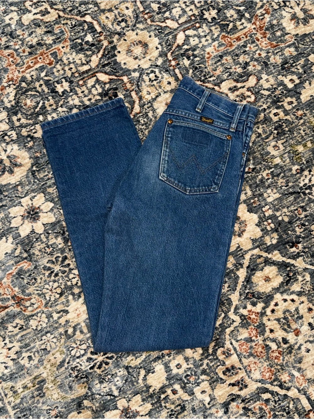 Men’s Vintage 1990s Wrangler Straight Leg Jeans in Classic Blue